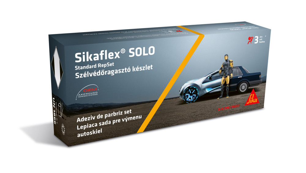 SIKA Sikaflex SOLO szélvédőragasztó szett 3 órás 300ml